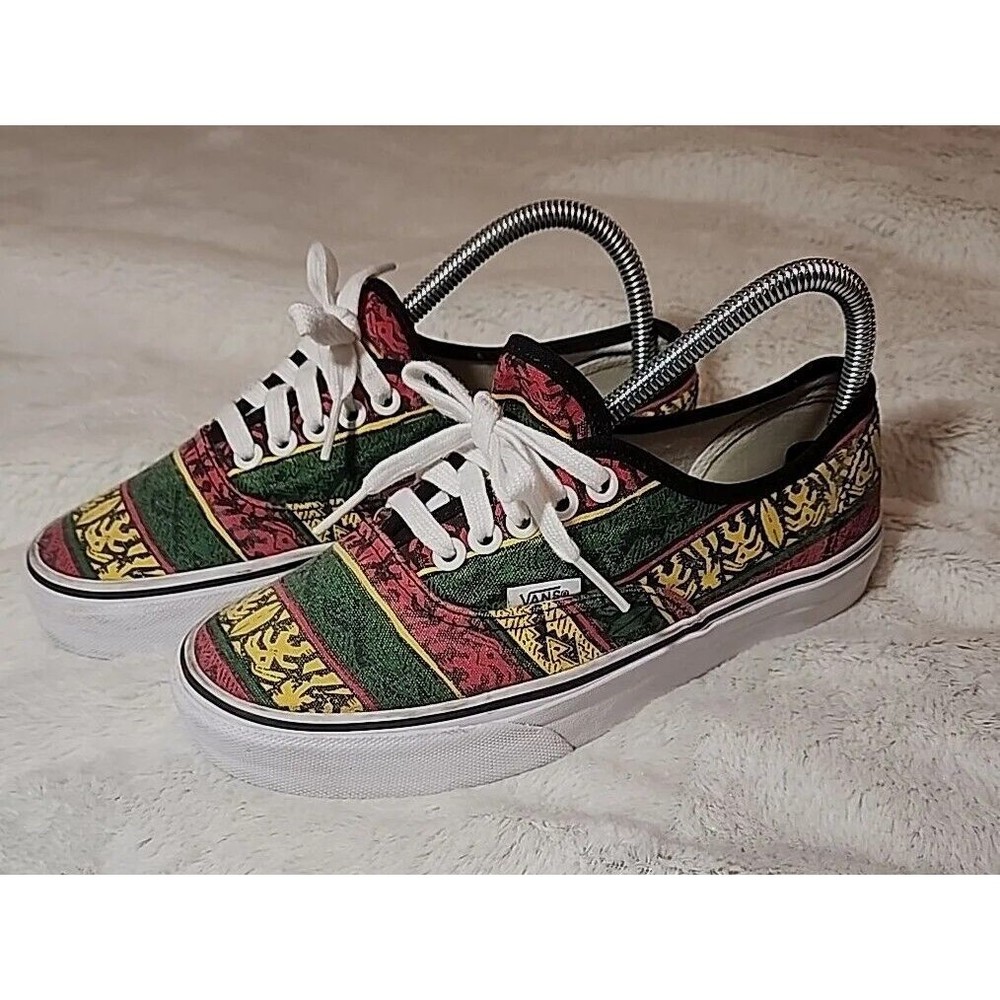 Vans Doren Van‎ Rasta Reggae Special Edition Rare Tribal Sneakers Shoes Unisex